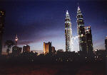 n�chtliche Skyline von Kuala Lumpur