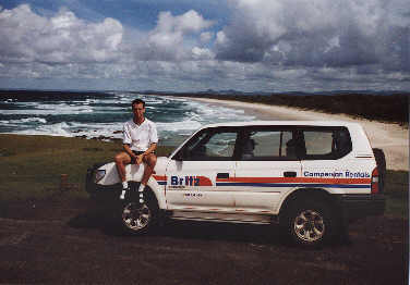 Ich und unser Toyota Prado